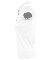 SOL'S Ladies Prescott Cotton Jersey Polo Shirt 11376 - 11376 White Side