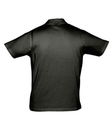 SOL'S Prescott Cotton Jersey Polo Shirt 11377 - 11377 Deep Black Back