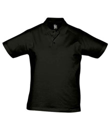SOL'S Prescott Cotton Jersey Polo Shirt 11377 - Deep Black