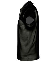SOL'S Prescott Cotton Jersey Polo Shirt 11377 - 11377 Deep Black Side