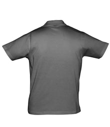 SOL'S Prescott Cotton Jersey Polo Shirt 11377 - 11377 Dark Grey Back