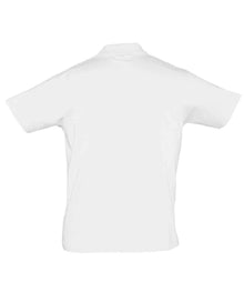 SOL'S Prescott Cotton Jersey Polo Shirt 11377 - 11377 White Back