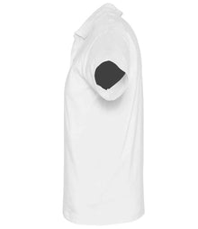 SOL'S Prescott Cotton Jersey Polo Shirt 11377 - 11377 White Side