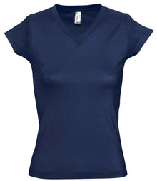 SOL'S Ladies Moon V Neck T-Shirt 11388 - French Navy