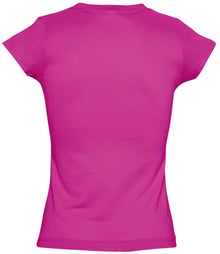 SOL'S Ladies Moon V Neck T-Shirt 11388 - 11388 Fuchsia Back