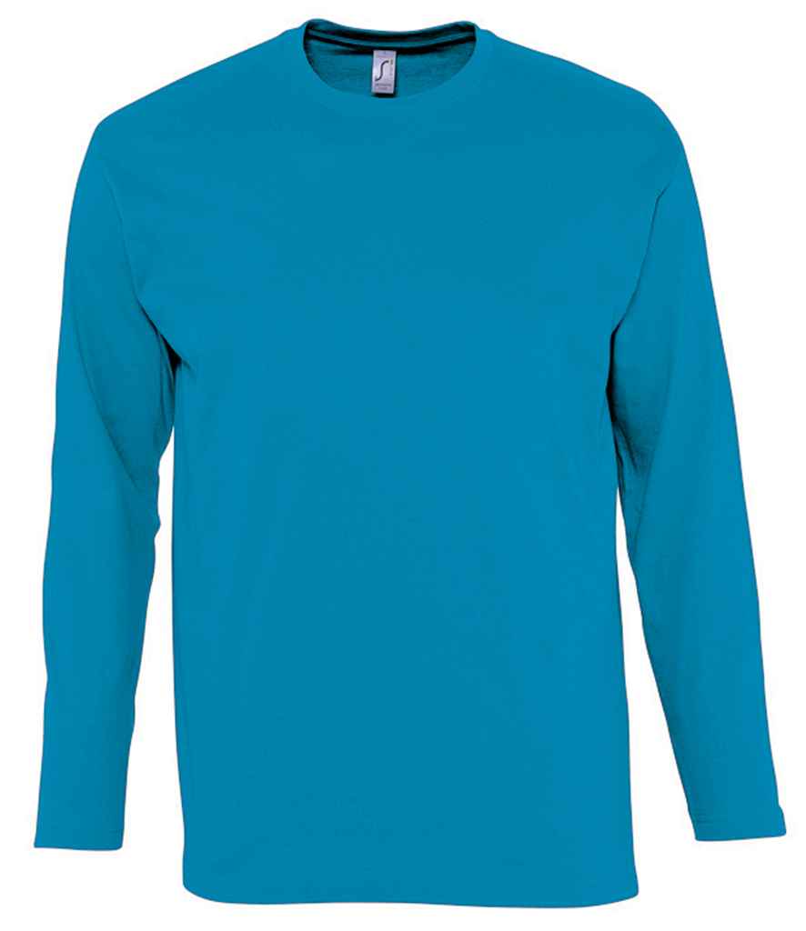 SOL'S Monarch Long Sleeve T-Shirt 11420 - Aqua