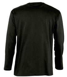 SOL'S Monarch Long Sleeve T-Shirt 11420 - 11420 Deep Black Back