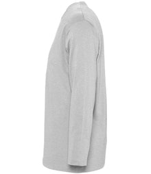 SOL'S Monarch Long Sleeve T-Shirt 11420 - 11420 Grey Marl Side