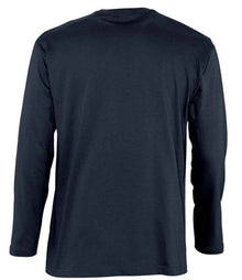SOL'S Monarch Long Sleeve T-Shirt 11420 - 11420 Navy Back