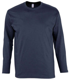 SOL'S Monarch Long Sleeve T-Shirt 11420 - Navy