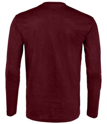 SOL'S Monarch Long Sleeve T-Shirt 11420 - 11420 Oxblood Back
