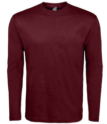 SOL'S Monarch Long Sleeve T-Shirt 11420 - Oxblood