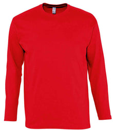 SOL'S Monarch Long Sleeve T-Shirt 11420 - Red
