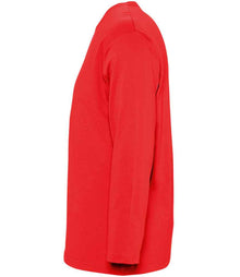 SOL'S Monarch Long Sleeve T-Shirt 11420 - 11420 Red Side