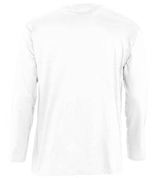 SOL'S Monarch Long Sleeve T-Shirt 11420 - 11420 White Back