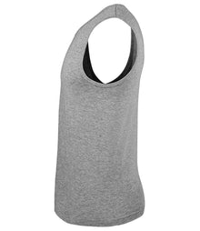SOL'S Justin Tank Top 11465 - 11465 Grey Marl Side