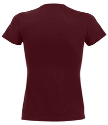 SOL'S Ladies Imperial Heavy T-Shirt 11502 - 11502 Burgundy Back