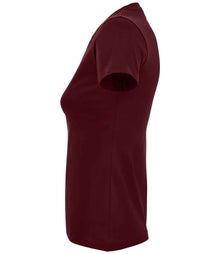 SOL'S Ladies Imperial Heavy T-Shirt 11502 - 11502 Burgundy Side