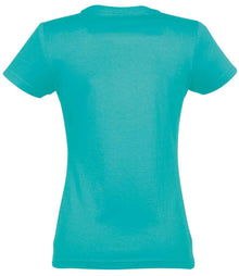 SOL'S Ladies Imperial Heavy T-Shirt 11502 - 11502 Caribbean Blue Back