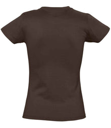 SOL'S Ladies Imperial Heavy T-Shirt 11502 - 11502 Chocolate Back