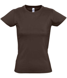 SOL'S Ladies Imperial Heavy T-Shirt 11502 - Chocolate