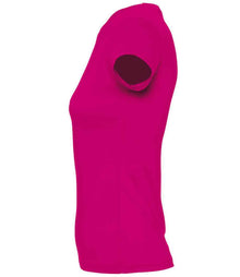SOL'S Ladies Imperial Heavy T-Shirt 11502 - 11502 Fuchsia Side