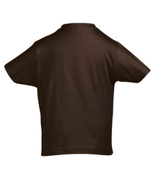 SOL'S Kids Imperial Heavy T-Shirt 11770 - 11770 Chocolate Back
