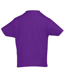 SOL'S Kids Imperial Heavy T-Shirt 11770 - 11770 Dark Purple Back