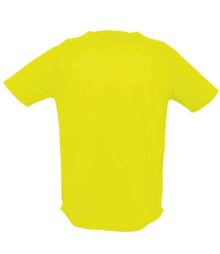 SOL'S Sporty Performance T-Shirt 11939 - 11939 Neon Yellow Back