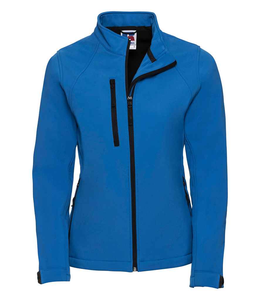 Russell Athletic Ladies Soft Shell Jacket 140F - Azure