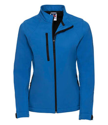 Russell Athletic Ladies Soft Shell Jacket 140F - Azure