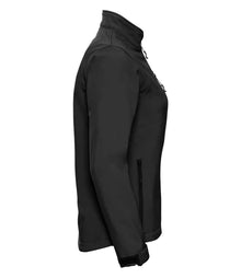Russell Athletic Ladies Soft Shell Jacket 140F - 140F Black Side