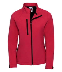 Russell Athletic Ladies Soft Shell Jacket 140F - Classic Red