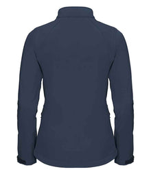 Russell Athletic Ladies Soft Shell Jacket 140F - 140F French Navy Back