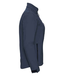 Russell Athletic Ladies Soft Shell Jacket 140F - 140F French Navy Side
