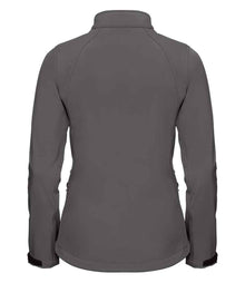 Russell Athletic Ladies Soft Shell Jacket 140F - 140F Titanium Back