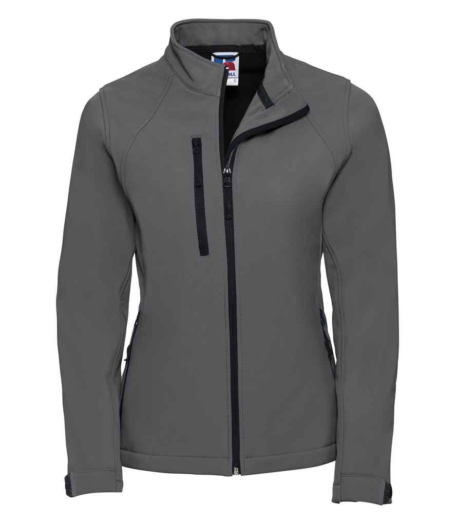 Russell Athletic Ladies Soft Shell Jacket 140F - Titanium