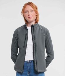 Russell Athletic Ladies Soft Shell Jacket 140F - 140F Titanium Model