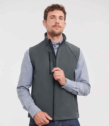 Russell Athletic Soft Shell Gilet 141M - 141M Titanium Model