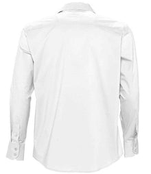 SOL'S Brighton Long Sleeve Fitted Shirt 17000 - 17000 White Back