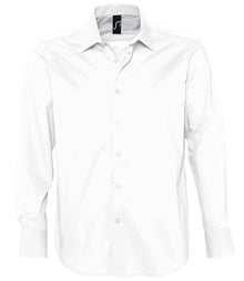 SOL'S Brighton Long Sleeve Fitted Shirt 17000 - White