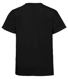 Russell Athletic Kids Classic Ringspun T-Shirt 180B - 180B Black Back