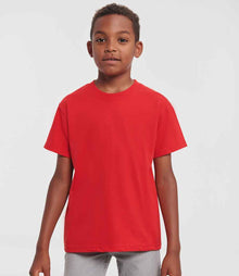 Russell Athletic Kids Classic Ringspun T-Shirt 180B - 180B Bright Red Model