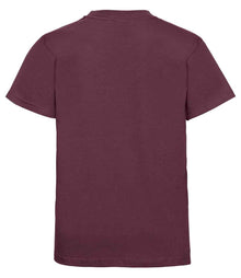 Russell Athletic Kids Classic Ringspun T-Shirt 180B - 180B Burgundy Back