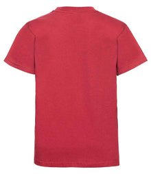 Russell Athletic Kids Classic Ringspun T-Shirt 180B - 180B Classic Red Back