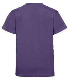 Russell Athletic Kids Classic Ringspun T-Shirt 180B - 180B Purple Back