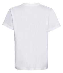 Russell Athletic Kids Classic Ringspun T-Shirt 180B - 180B White Back