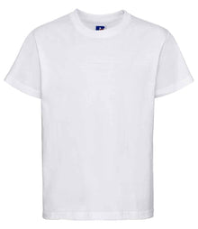 Russell Athletic Kids Classic Ringspun T-Shirt 180B - White