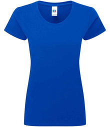 Russell Athletic Ladies Authentic Classic Ringspun T-Shirt 180F - Bright Royal