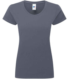 Russell Athletic Ladies Authentic Classic Ringspun T-Shirt 180F - Convoy Grey